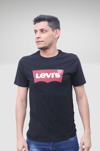 levis camiseta preta
